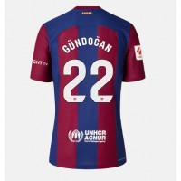 Echipament fotbal Barcelona Ilkay Gundogan #22 Tricou Acasa 2023-24 pentru femei maneca scurta